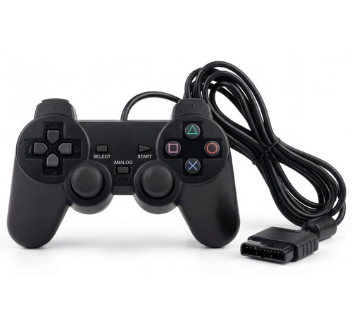 Геймпад / Джойстик PS2 Dualshock проводной черный