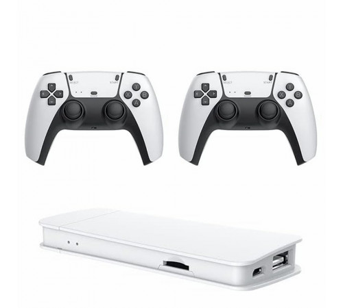 Приставка Игровая GAME STICK PRO M15 PS5 4K 2 геймпада белый
