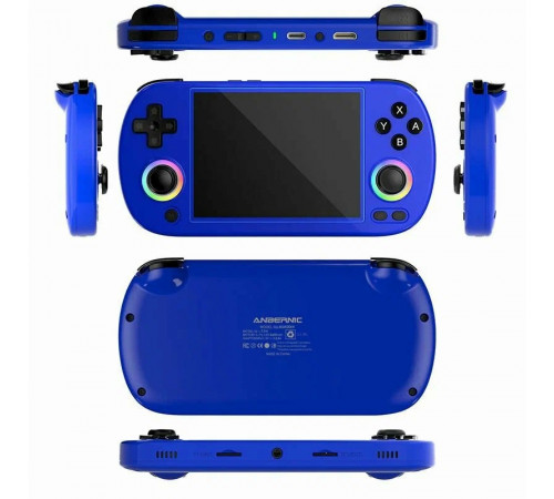 Приставка игровая портативная Anbernic RG40XX H синий