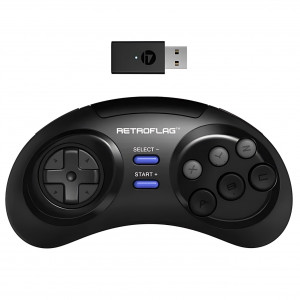 Геймпад / Джойстик SEGA RETROFLAG Classic 2.4MHz беспроводной черный