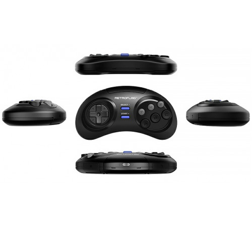 Геймпад / Джойстик SEGA RETROFLAG Classic 2.4MHz беспроводной черный
