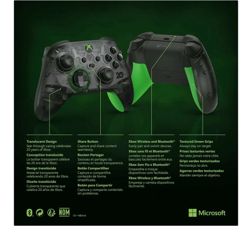 Геймпад / Джойстик Xbox Series 20 years of Xbox Wireless черный (ORIGINAL )