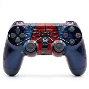 Геймпад / Джойстик Dualshock 4 беспроводной Spider-Man синий (PC, PS4, Android, iOS)
