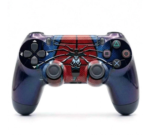 Геймпад / Джойстик Dualshock 4 беспроводной Spider-Man синий (PC, PS4, Android, iOS)