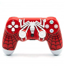 Геймпад / Джойстик Dualshock 4 беспроводной красный Spider-Man (PC, PS4, Android, iOS)