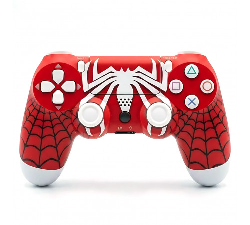 Геймпад / Джойстик Dualshock 4 беспроводной красный Spider-Man (PC, PS4, Android, iOS)