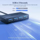 Переходник ПК USB3.0 HUB Orico G11-H4-U3 Black 1м