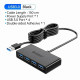 Переходник ПК USB3.0 HUB Orico G11-H4-U3 Black 1м