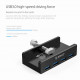 Переходник ПК USB3.0 HUB Orico MH4PU-P Table