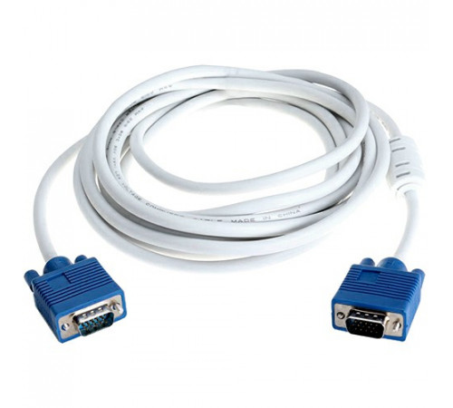 Кабель VGA 3.0m white Кабель VGA 3.0m white