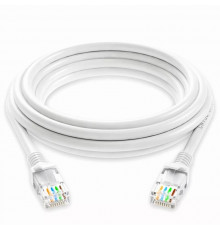 КАБЕЛЬ LAN 5М (PATCH CORDS) white