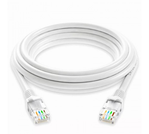 КАБЕЛЬ LAN 5М (PATCH CORDS) white