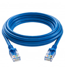 КАБЕЛЬ LAN 5м (Patch Cords) Blue