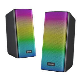 Колонки Speaker E-1080 RGB 2.0 usb 
