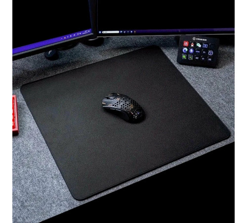 Коврик для мышки BLACK средний 450x400x4мм BLACK