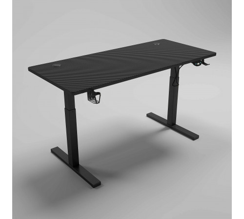 Стол игровой CYBER Y201 1200x600мм с подъемным механизмом (720-1160мм) BLACK