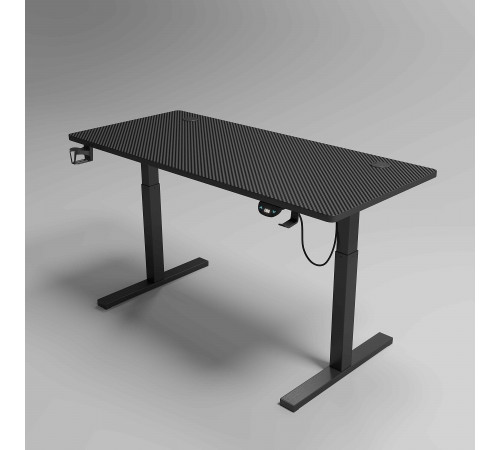 Стол игровой CYBER Y201 1200x600мм с подъемным механизмом (720-1160мм) BLACK