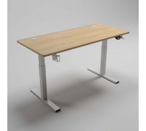 Стол игровой CYBER Y201 1200x600мм с подъемным механизмом (720-1160мм) BEIGE WHITE