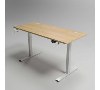 Стол игровой CYBER Y201 120x60см с подъемным механизмом (72-116см) BEIGE WHITE