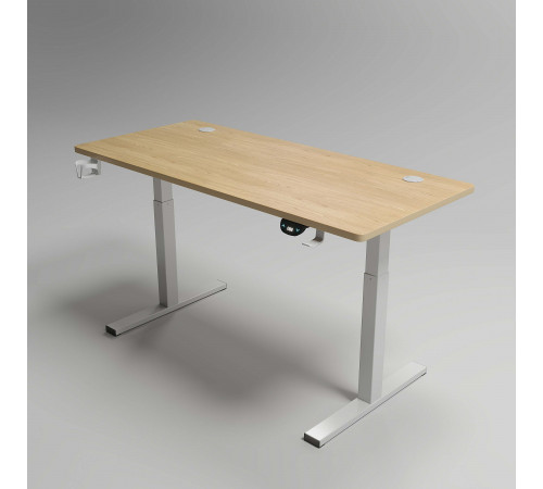 Стол игровой CYBER Y201 1200x600мм с подъемным механизмом (720-1160мм) BEIGE WHITE