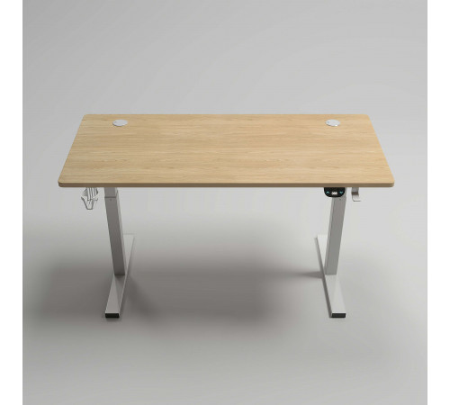 Стол игровой CYBER Y201 1200x600мм с подъемным механизмом (720-1160мм) BEIGE WHITE