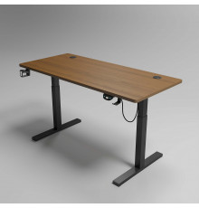 Стол игровой CYBER Y201 1200x600мм с подъемным механизмом (720-1160мм) BROWN BLACK