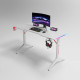Стол игровой CYBER D2208 RGB WHITE