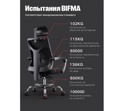 Кресло офисное HBADA HDNY164BM BLACK