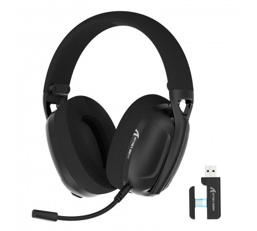 Наушники ПК беспроводные ATTACK SHARK L80 Pro Black