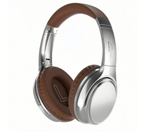Наушники беспроводные полноразмерные VJ901 SILVER+BROWN