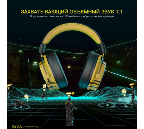 Наушники ПК проводные EKSA E900 PRO