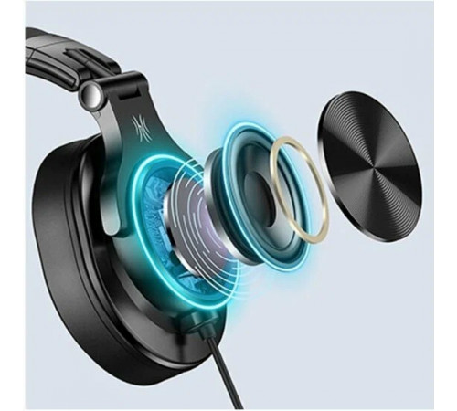 Наушники проводные ПК OneOdio Fusion A71D 3.5mm LED