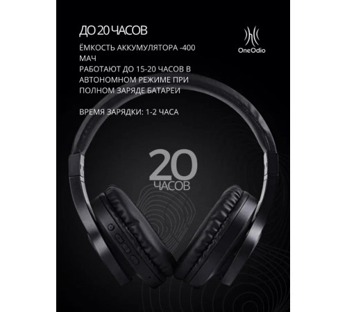 Наушники беспроводные полноразмерные OneOdio JS18