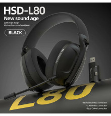 Наушники ПК беспроводные SmailWolf L80 USB/Type C