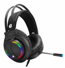 Наушники проводные ПК TUNER SUPER BASS K1 USB LED