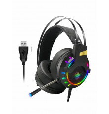 Наушники проводные ПК TUNER SUPER BASS K3 USB LED