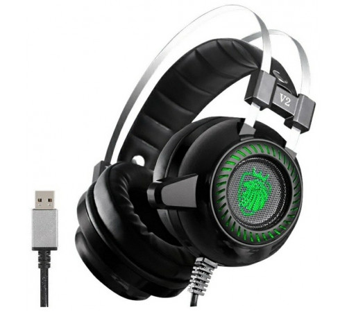 Наушники проводные ПК TUNER SUPER BASS V2 USB LED Наушники проводные ПК TUNER SUPER BASS V2 USB LED