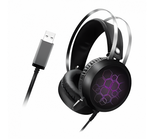 Наушники проводные ПК TUNER SUPER BASS X1 USB LED Наушники проводные ПК TUNER SUPER BASS X1 USB LED