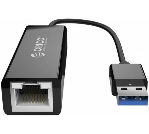 Переходник сеть USB3.0 to LAN Ethernet Orico UTJ-U3 Black