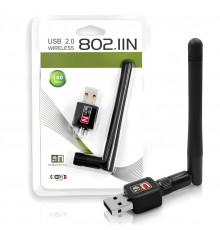 Адаптер Wi-Fi свисток USB 2.0 WIRELESS 802.IIN со съемной антенной