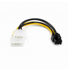 Переходник БП 2xMolex to 6pin 15см