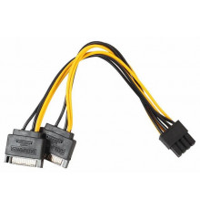 Переходник БП 2xSata Power to 8pin 15см