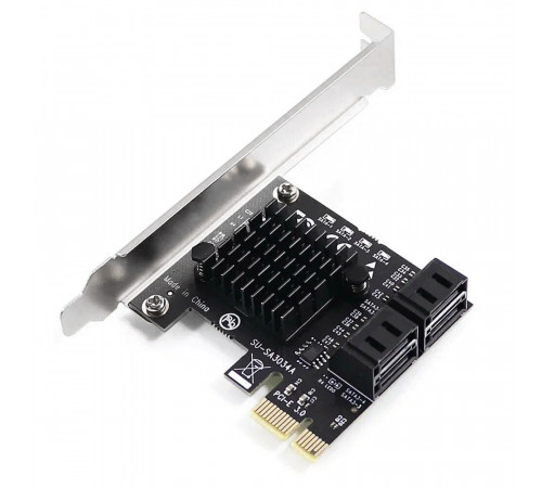 Адаптер PCI-E to 4xSATA DATA