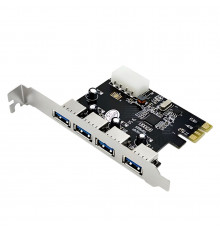 Адаптер для расширения портов PCI-E to 4xUSB 3.0