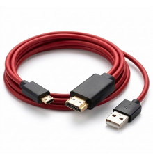 Переходник Micro HDMI to HDMI cable + USB