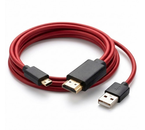 Переходник Micro HDMI to HDMI cable + USB