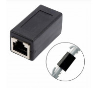 Переходник соединитель LAN RJ45 Black