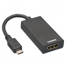 Переходник-адаптер MHL micro USB - HDMI для подключения смартфона к монитору или телевизору