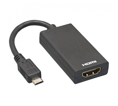 Переходник-адаптер MHL micro USB - HDMI для подключения смартфона к монитору или телевизору