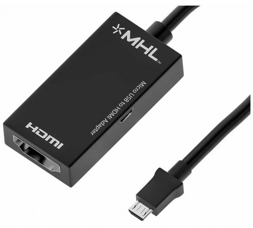 Переходник-адаптер MHL micro USB - HDMI для подключения смартфона к монитору или телевизору